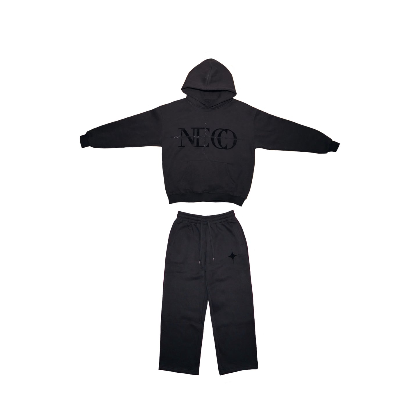 Black Trackie Set