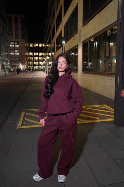 Burgundy Tracksuit