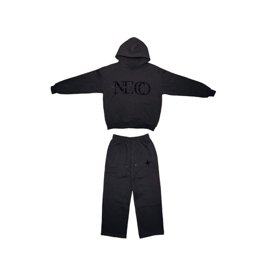 Black Trackie Set