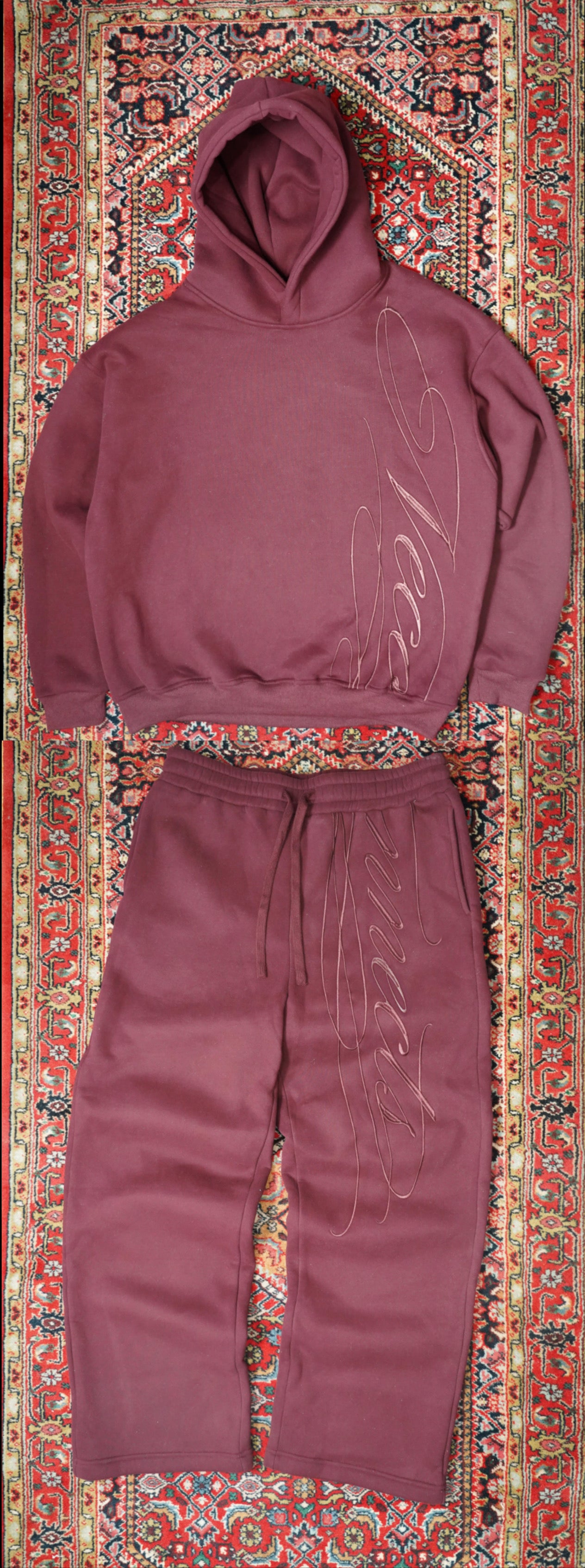 Burgundy Tracksuit
