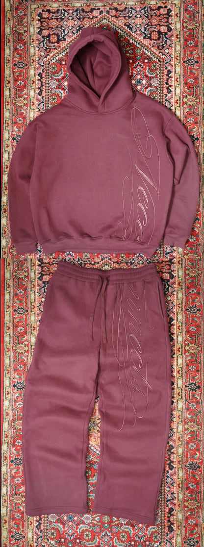 Burgundy Tracksuit