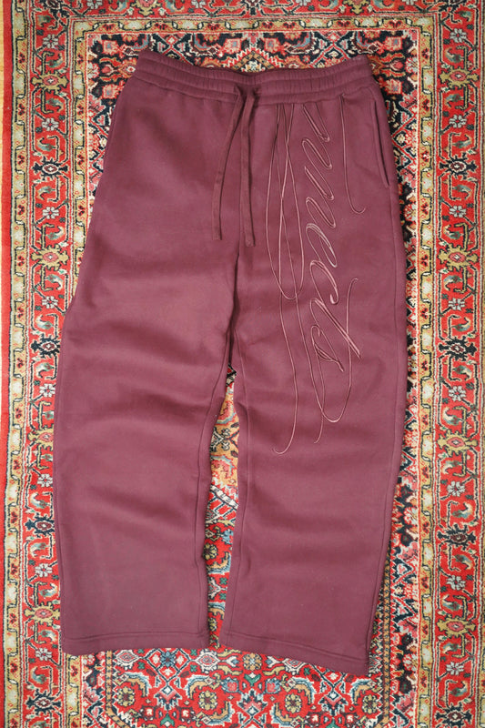 Burgundy Sweatpants